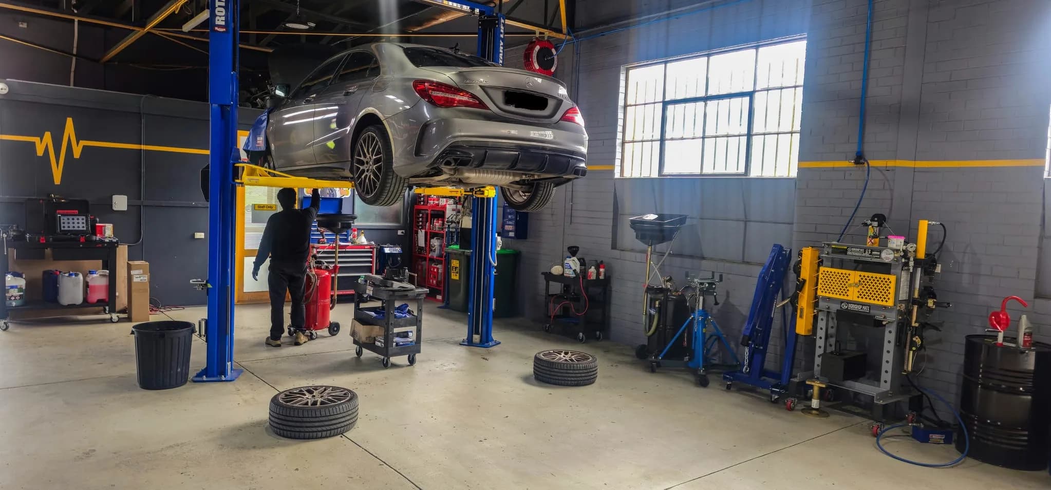 Master technician servicing a vehicle at Tyre Doctors Knoxfield